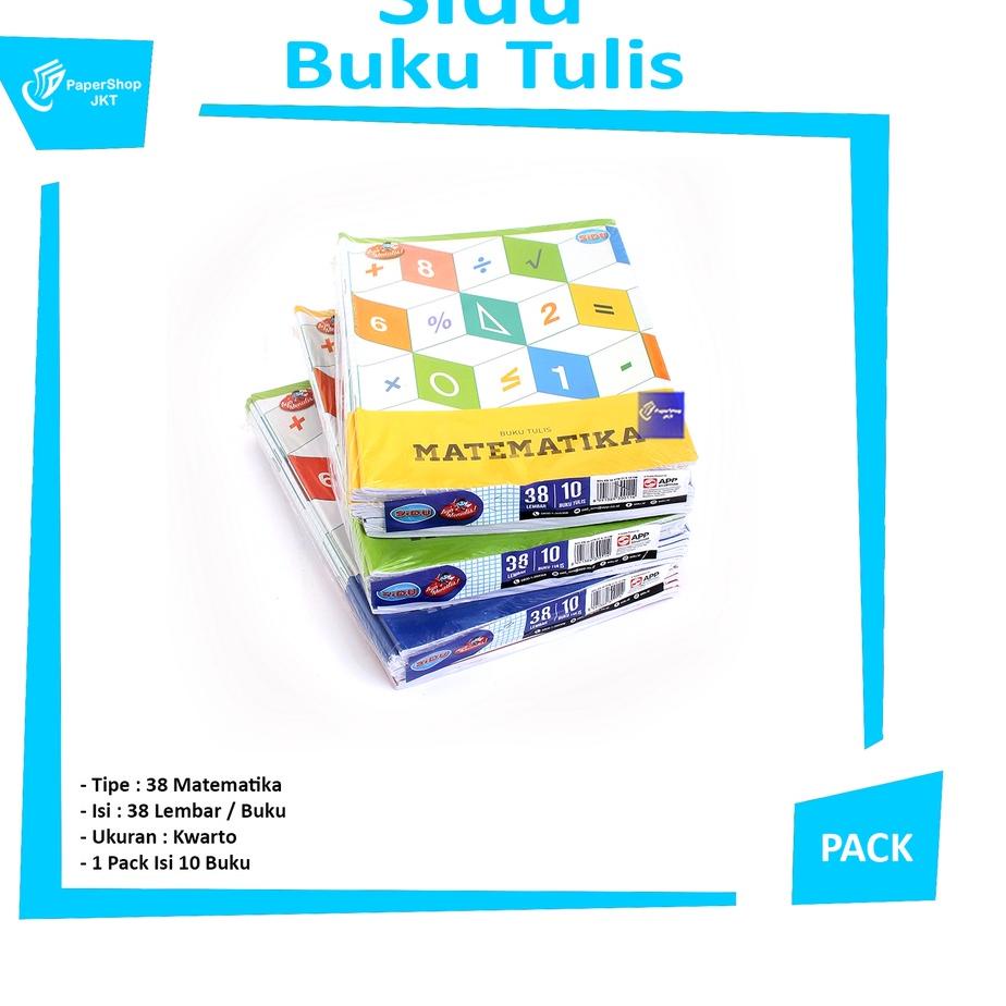 

⇣ SinarDunia - Buku Tulis Kotak Kecil Matematika 38 Lembar - Pack こ