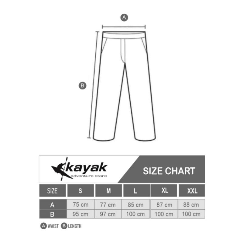 Celana Gunung Kayak Vetu Long Pants