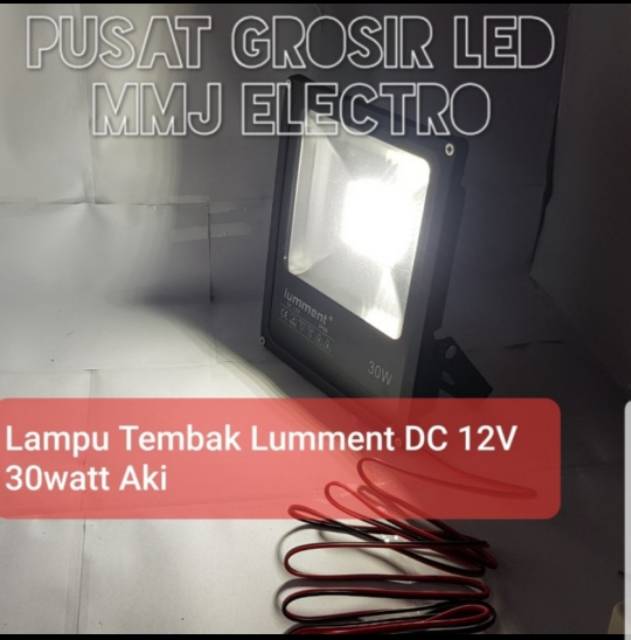 LAMPU SOROT DC 12V 30W 30 WATT LUMMENT / LAMPU TEMBAK DC 12V 30W 30 WATT AKI