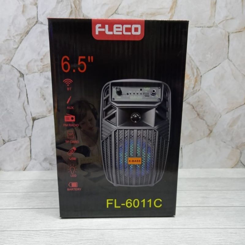 SPEAKER FLECO BLUETOOTH KARAOKE MIC PORTABLE F-3363 // F-3362 // F-6011