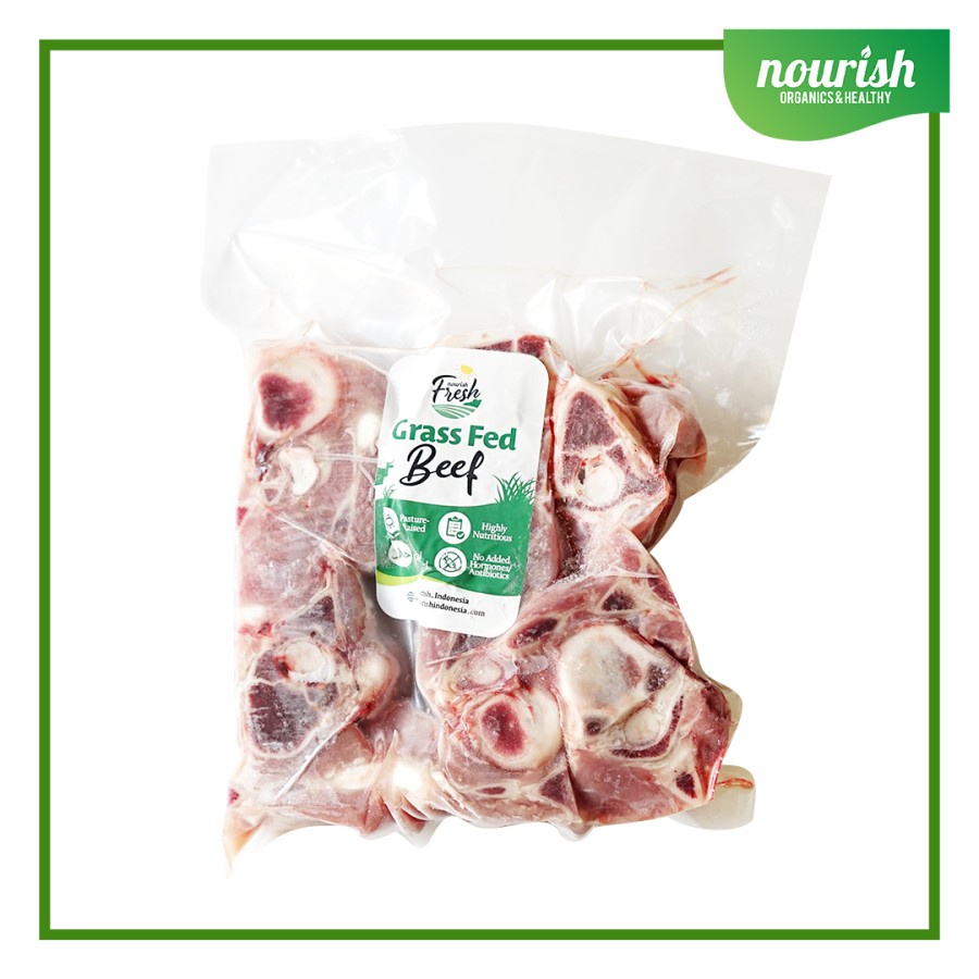 Grass Fed Beef Back Bone / Tulang untuk Kaldu Bone Broth 500gr