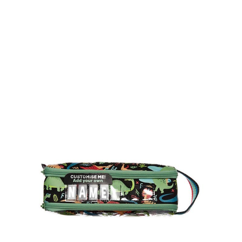 

Smiggle Pencil Case Dual Zip ID Wander - IGL442806BLK