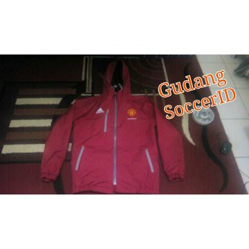 Jaket Tracker Waterproof Windbreaker MU / Manchester United