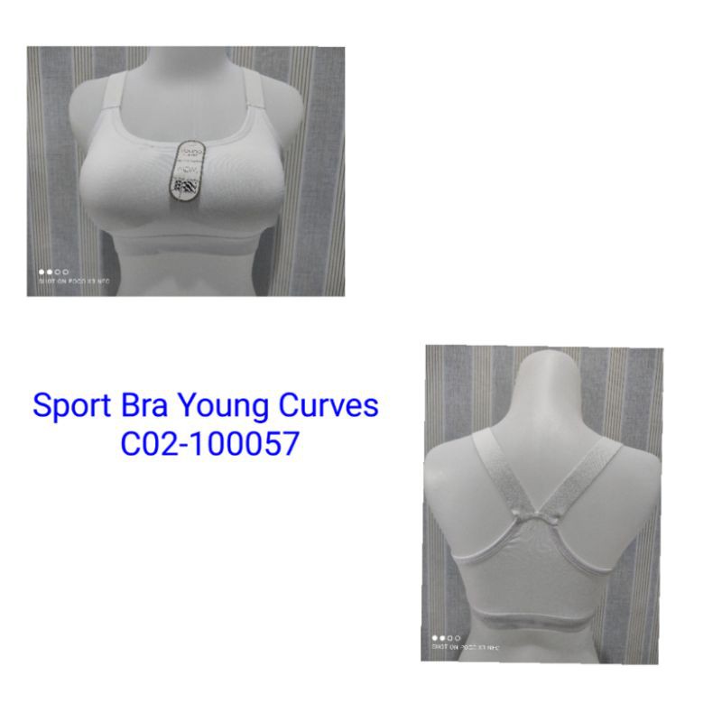 Bra Sport Young Curves By Young Heart's Tali besar size M&L Cut label original