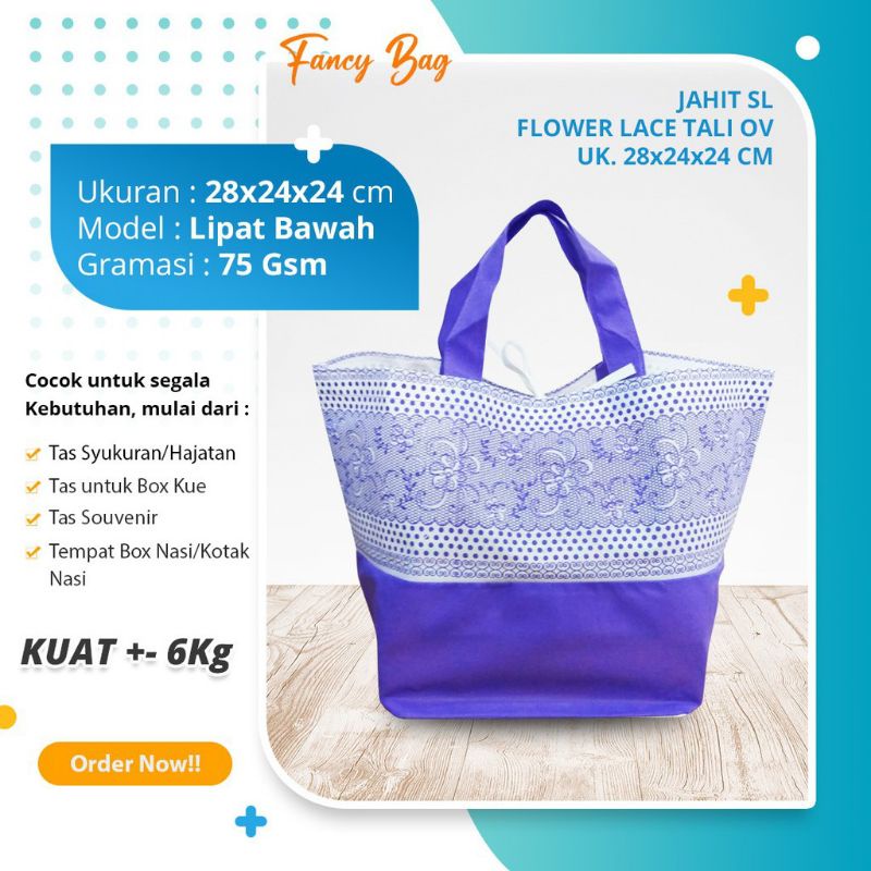 

TAS HAJATAN FLOWER 28X24X24 TAS BERKAT TAS BESEK TAS AQIQAH