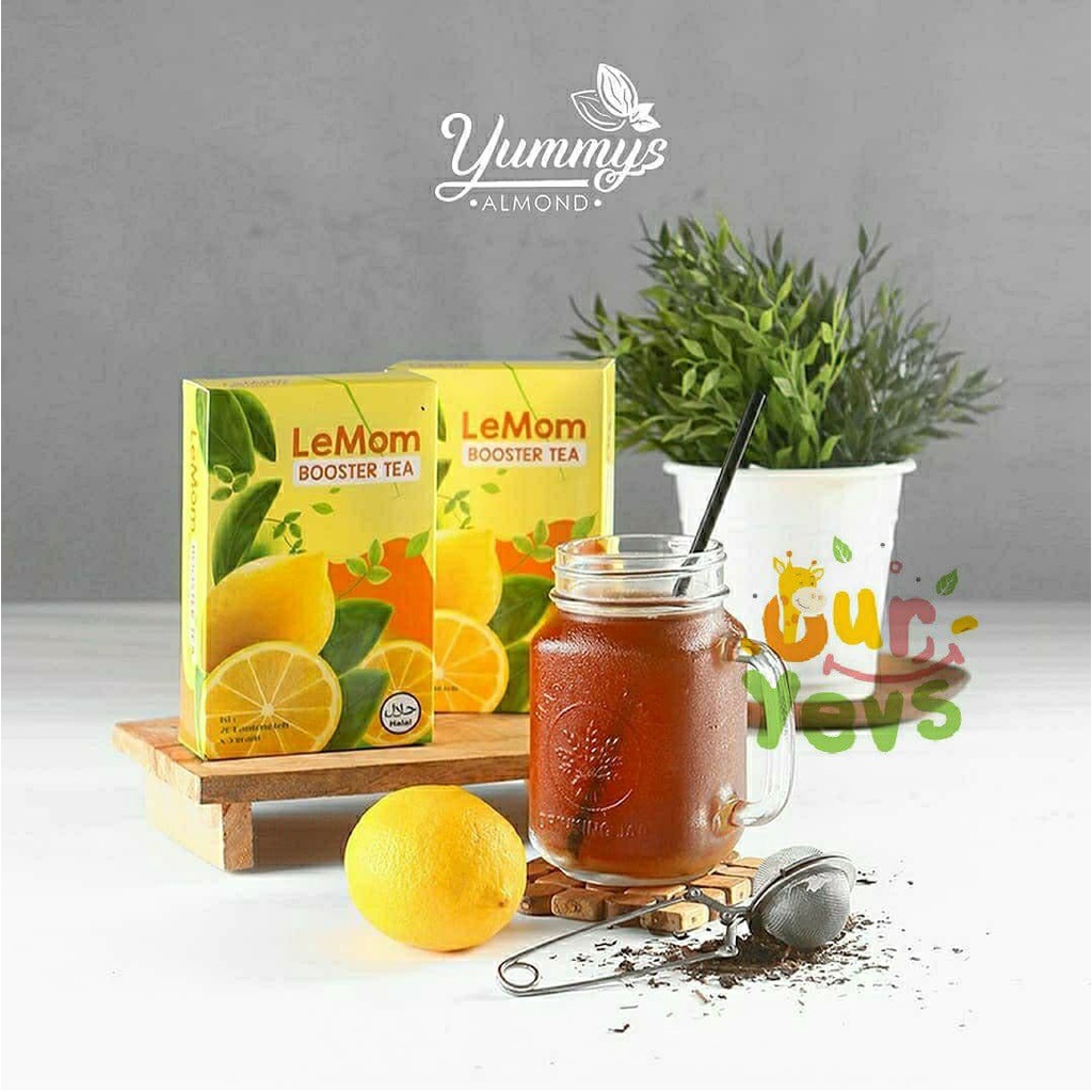 LEMOM Booster Tea Lemon Pelancar ASI Booster dari Fenugreek dan herbal alami