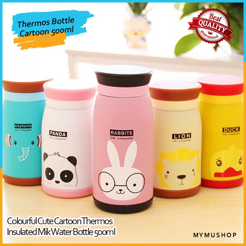 BOTOL MINUM KARAKTER TERMOS ANIMAL KARAKTER ANIMAL TERMOS AIR PANAS LION STAR TERMOS KECIL KARAKTER