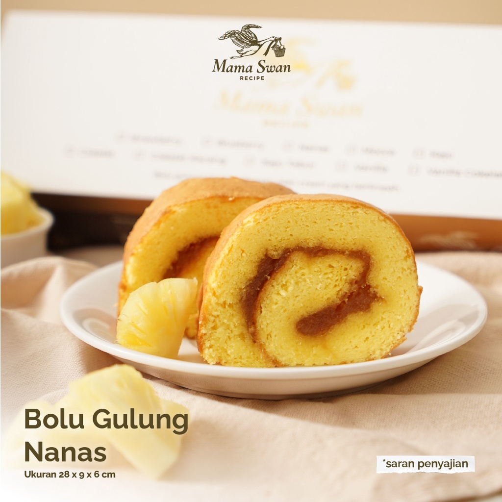 

Bolu Gulung Nanas Mama Swan