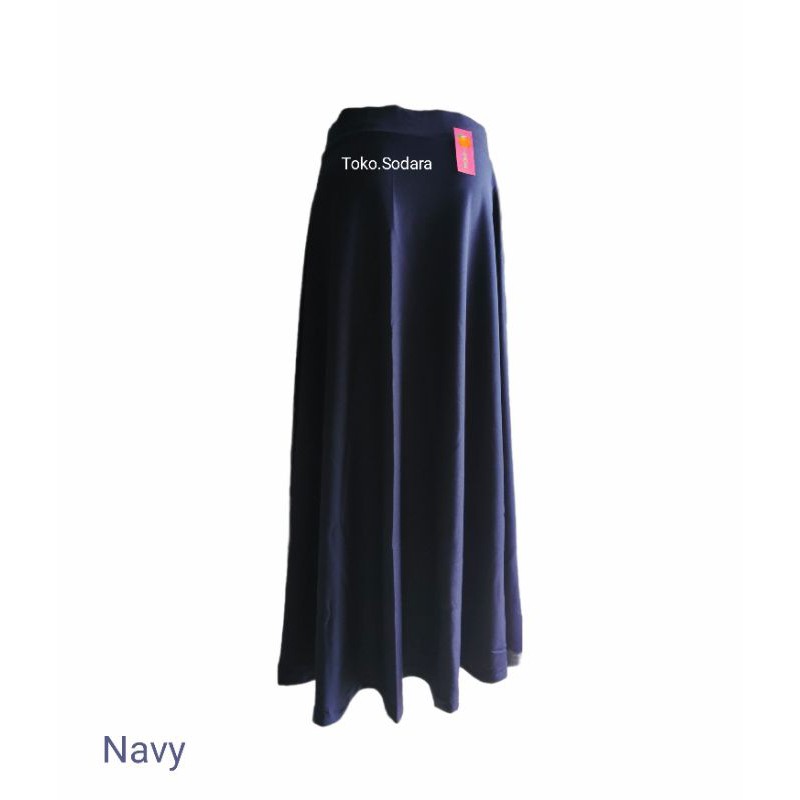 Navy Rok Payung Jodda Scuba // Rok Payung Navy // Rok Muslim