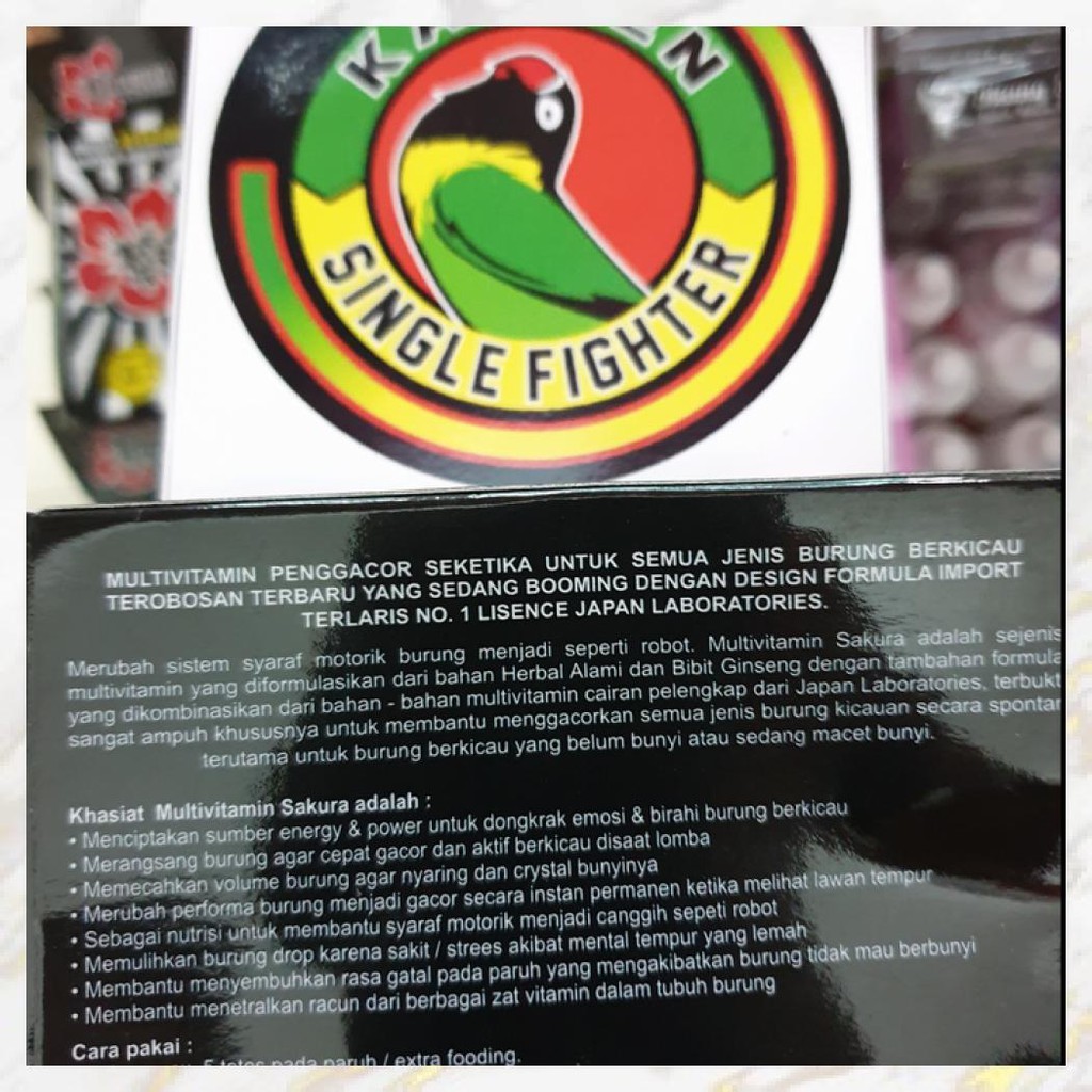 Vitamin Sakura Sazime Penggacor Burung Shopee Indonesia
