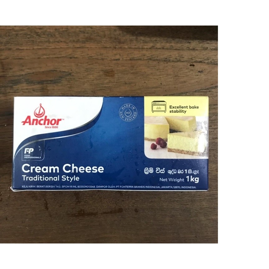 

Cream Cheese Anchor Cream Cheese Kemasan 1kg - Gosend/Grab Only! !!