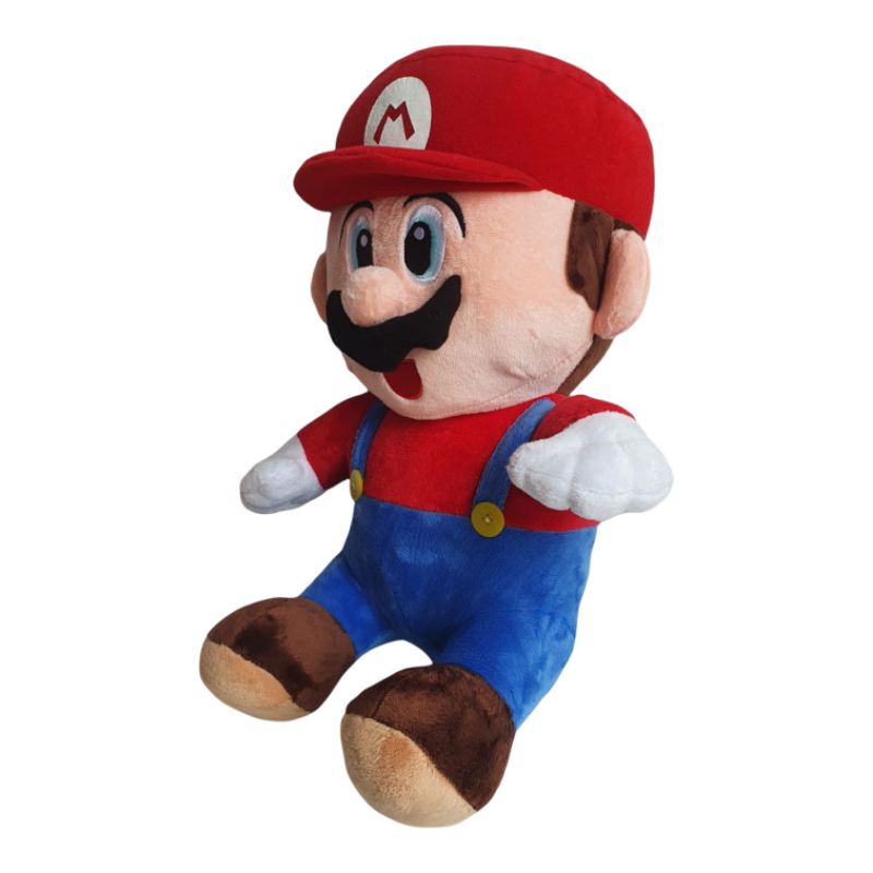 BONEKA LUCU SUPER MARIO BROSS LUIGI 42 CM