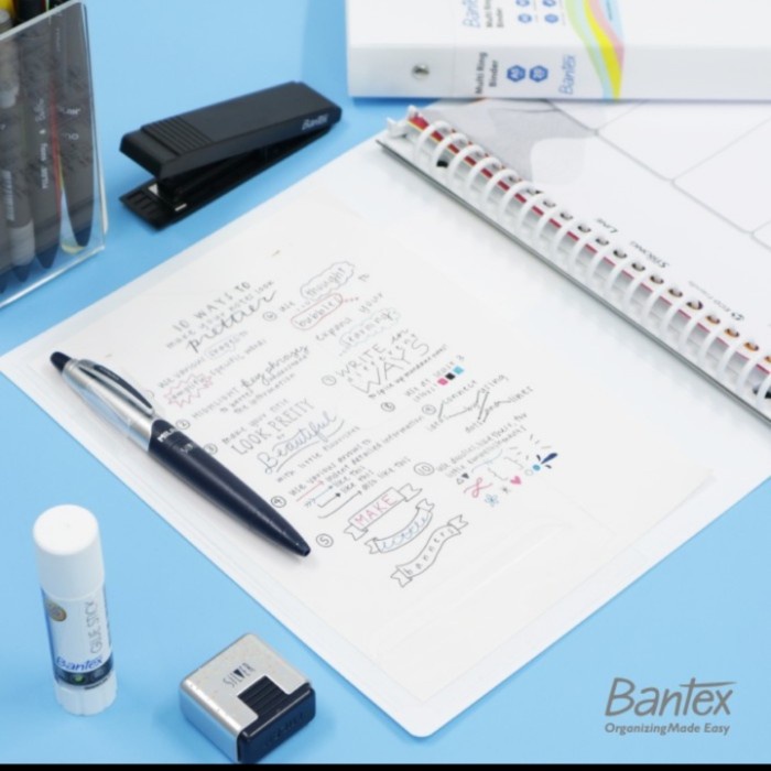 

Aman Binder A5 20 Lubang Trendy Bantex / Binder Campus Note Book Terbatas