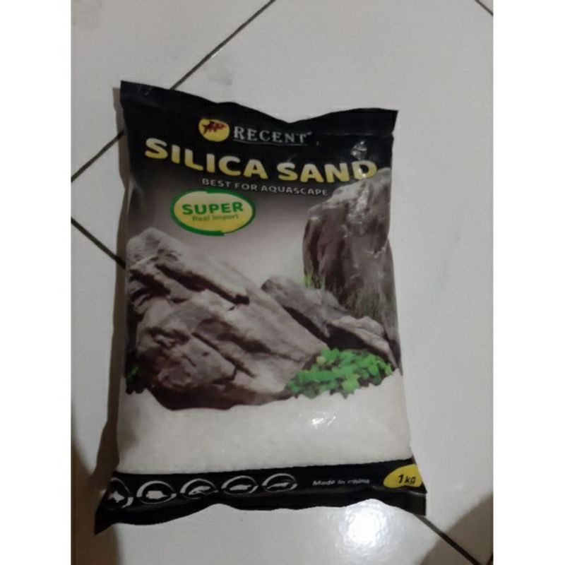 pasir silika recent super putih 1kg