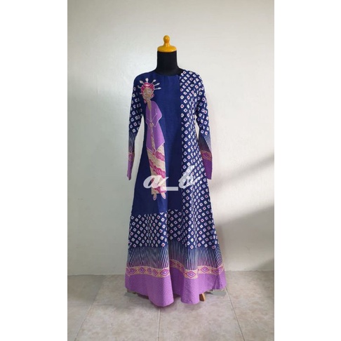 Gamis Karakter-Custom Made-Pre Order-Gamis Batik- Abaya Wanita Muslimah Syar'i-Sarimbit Batik-Custom