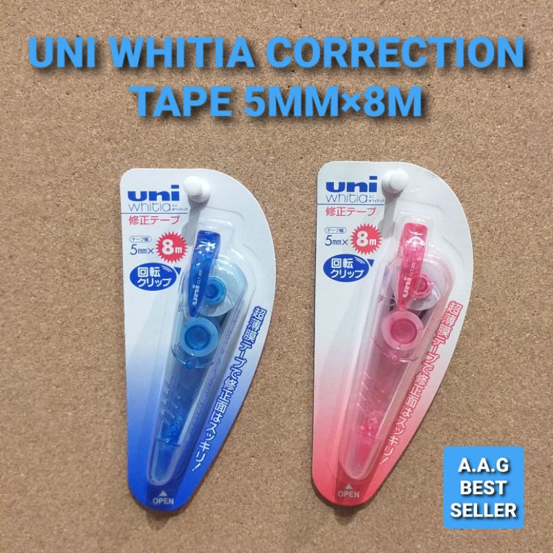 

UNI WHITIA COORECTION TAPE 5MM×8M