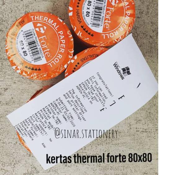 

10.10 Fasion sale KERTAS THERMAL MURAH 80X80 FORTE