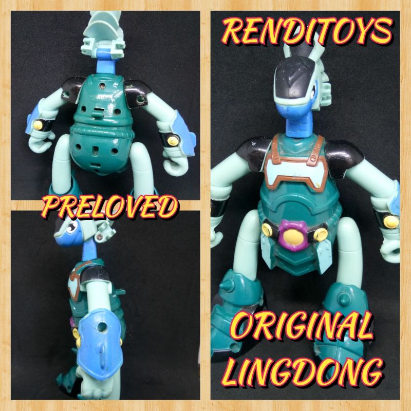 Action Figure Mainan Dragon Warrior - Raja Naga Tempur Hinas by LINGDONG 2011