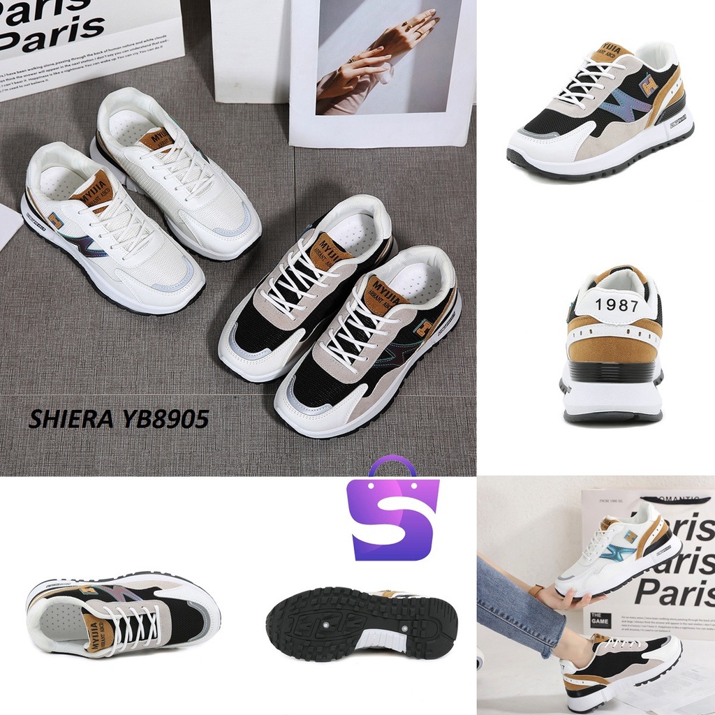 SHIERA SEPATU WANITA SNEAKERS RUNNING SHOES YB8905 ORIGINAL