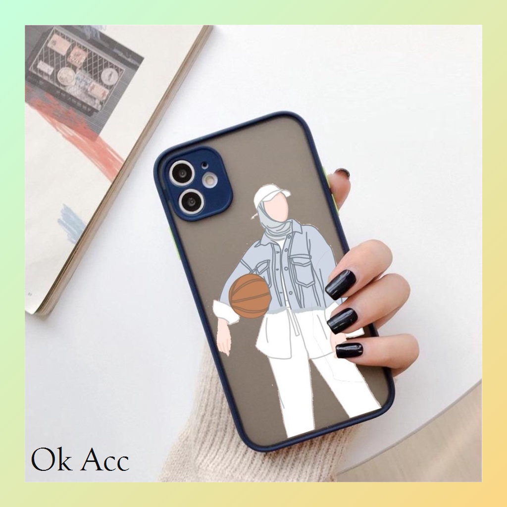 BARU Case custome Hijab AA07 for Oppo Realme 2 Pro U1 U2 C1 C11 C12 C15 C2 C20 C20A C21 C21y C25 C30 C31 C35 3 5 5i 5s C3 7i C17 8 8i Narzo 20 30A 50a 50i 5G