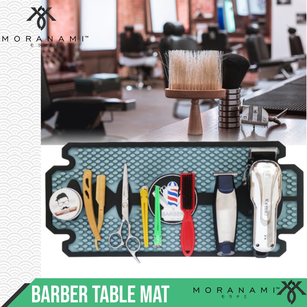 Jual Barber Anti Slip Mat Table Mat Karet Tatakan Alas Meja Clipper