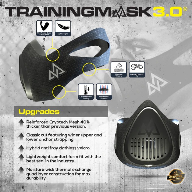 TRAINING MASK 3.0 ORIGINAL USA High Altitude elevation training