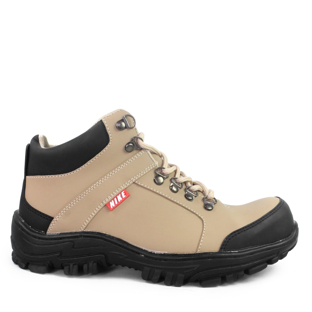 MS - PROMO COD Sepatu Gunung Fashion Pria Nike Amazon Cream Boots Safety Sport Outdoor Hiking Murah