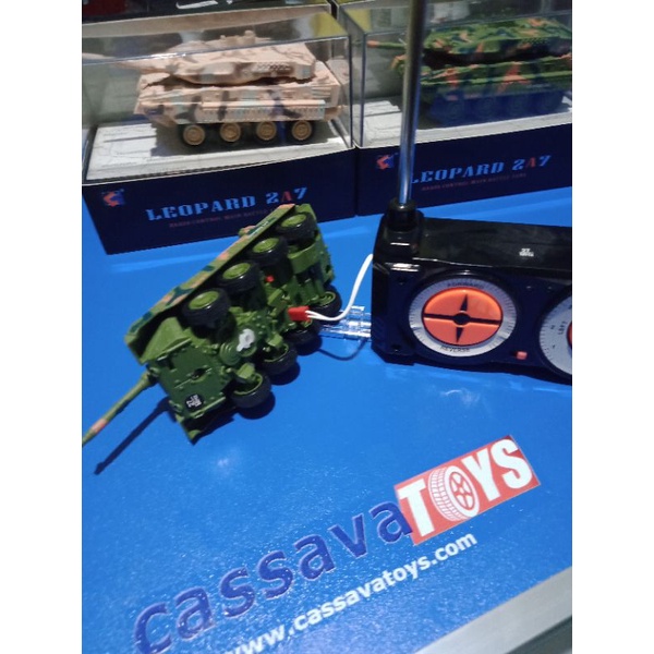 Mainan Mini RC Leopard 2A7 Radio Control Main Battle Tank
