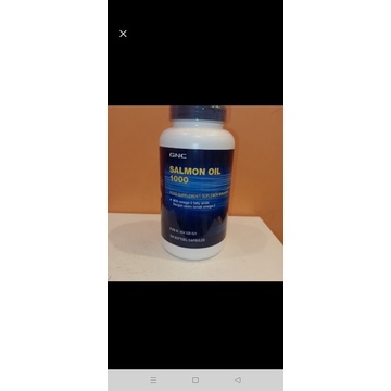 Gnc salmon oil 1000mg omega 3 epa 180 softgels