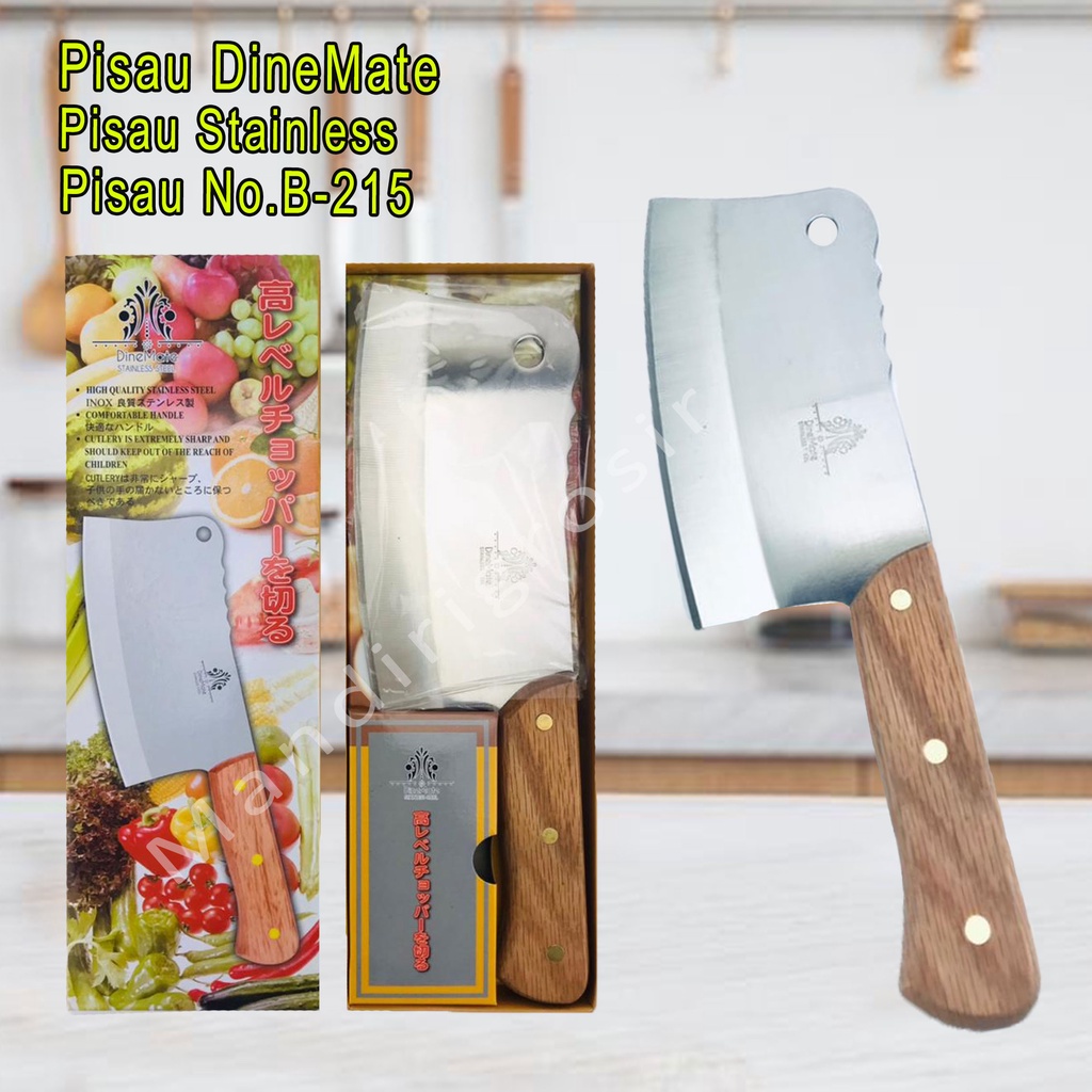 Pisau Stainless *Pisau DineMate * Pisau Serbaguna * No.B-215