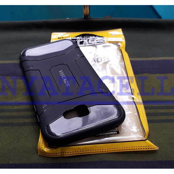 NEW CASE VISEAON CAPSULE SAMSUNG A7 2017 A720 /CARBON/IPAKY/FIBER/SOFT - HITAM MILENIA