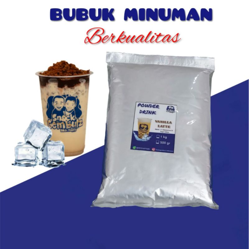 

Vanilla Latte/1000gram/500gram/Serbuk/Powder/Bubuk Minuman Rasa Kekinian