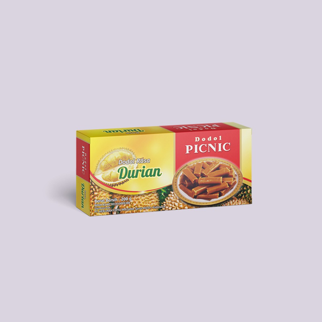 

Dodol Garut PICNIC Rasa Durian 200 Gr