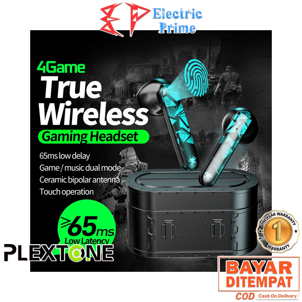 PLEXTONE 4Game TWS Gaming Earphone Bluetooth 5.1 Touch Headset Music Earbuds For Mobile PUBG CS Go