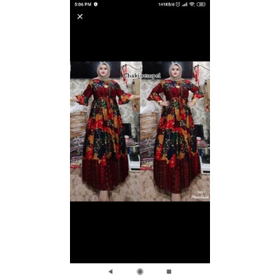 Gamis / Pakaian Muslim/ Dress Hindi Trompet