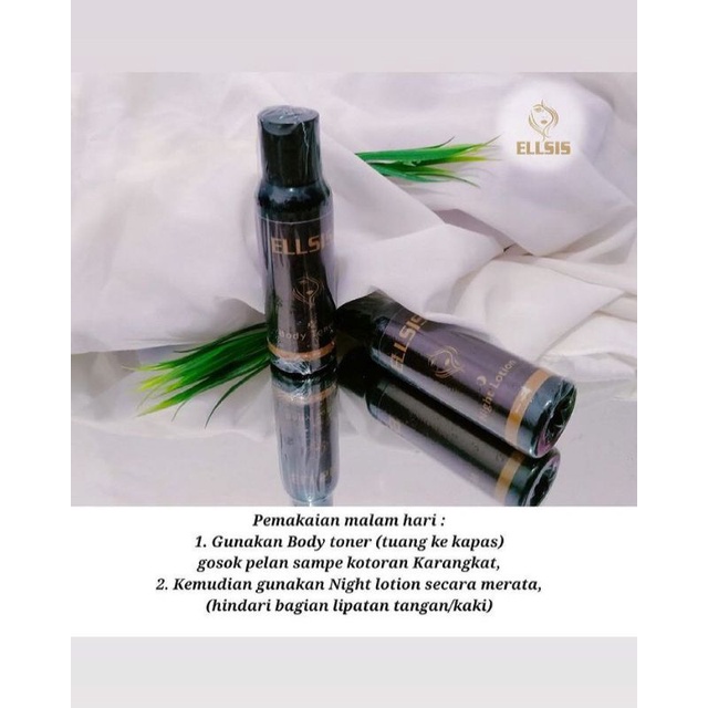 BODY TONER DOBEL DOSIS ELLSIS WHITENING