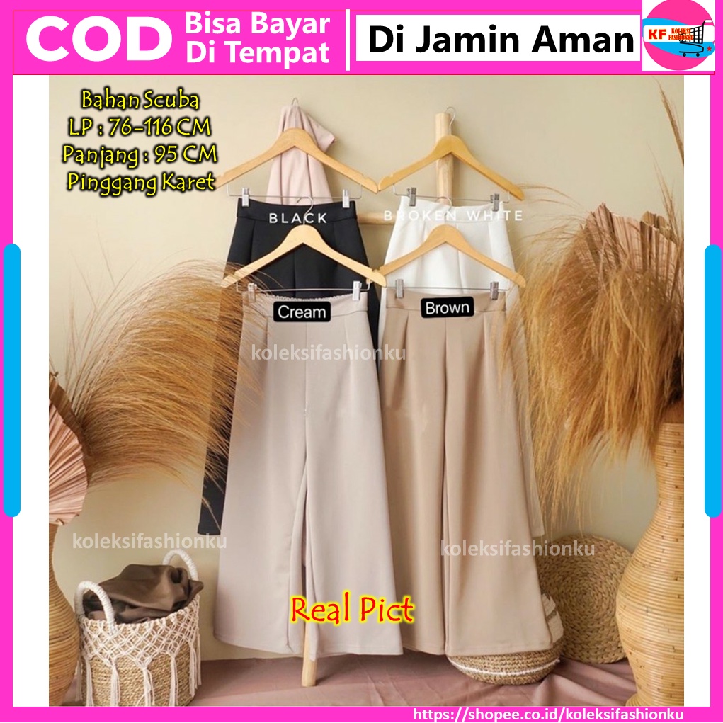 Celana Clana Jelana Kulot Jean Jeans Levis Wanita Cewek Jumbo Panjang Kekinian Terbaru Premium Murah