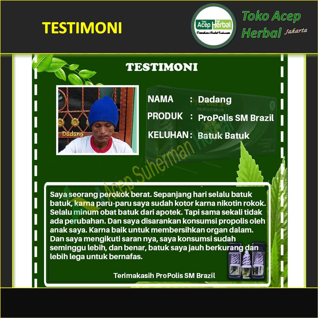 Obat Batuk Batuk Asma Batuk Berdahak Batuk Berdarah Batuk Kering Dan Perih Propolis Brazil Sm Shopee Indonesia