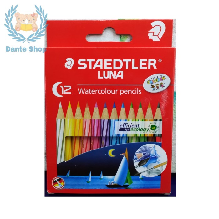 

WARNAPENSIL- PENSIL WARNA STAEDTLER 12 WARNA WATERCOLOUR PENDEK -PENSIL WARNA