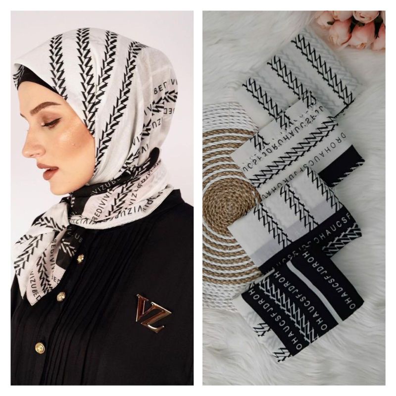 HIJAB KORAN ARAB KOREA AKSARA JAWA MURAH VIRALL-Voal 4