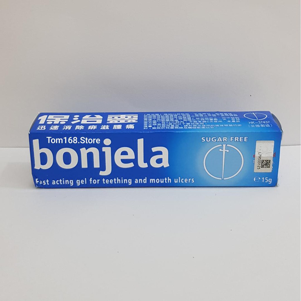 HARGA PROMO !!!! BONJELA GEL FOR TEETHING &amp; MOUTH ULCERS 15GRAM - IMPORT