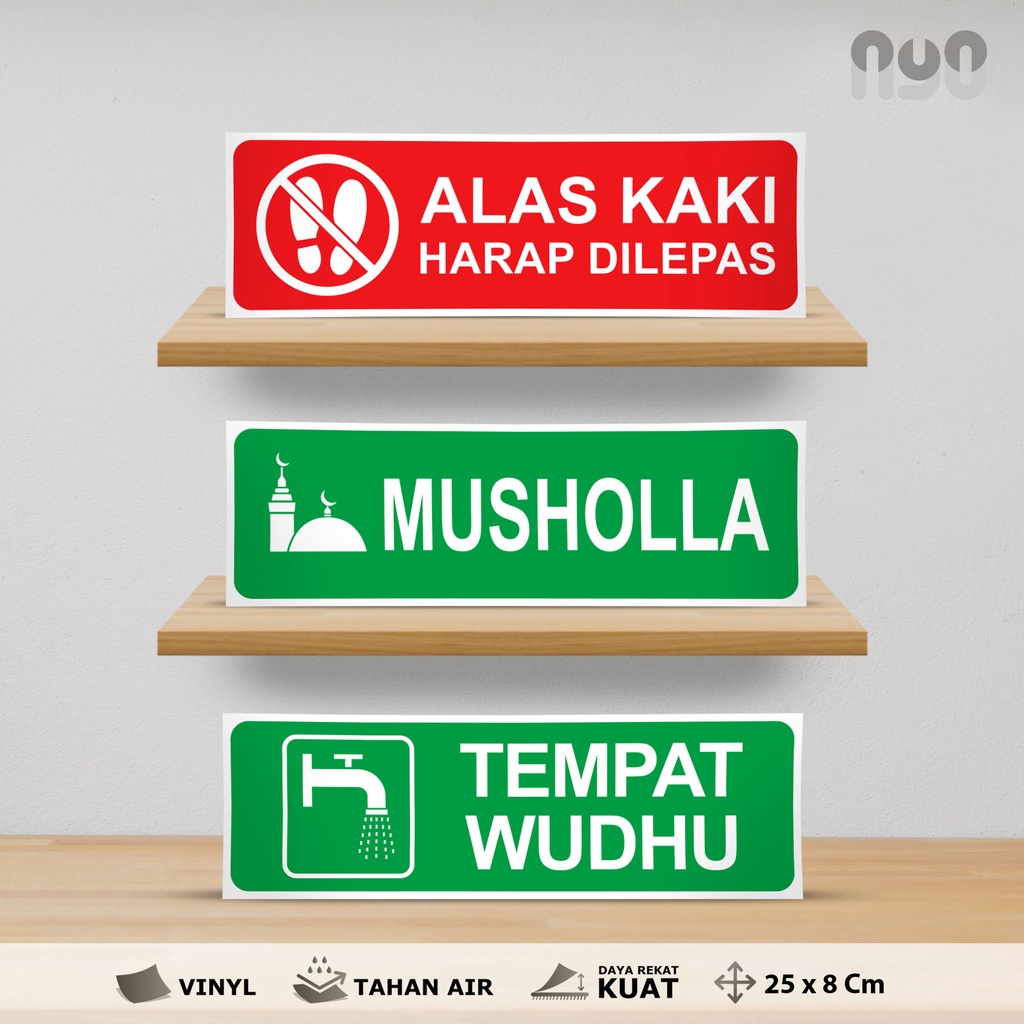 

STIKER ALAS KAKI / MUSHOLA / TEMPAT WUDHU