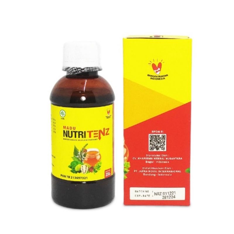 

Madu Nutritenz 250 gr / Madu Hipertensi Penurun Darah Tinggi Nutritenz Asli Original