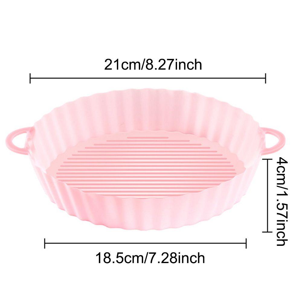 Panci Silikon Nanas Masak Lembut Reusable Pizza Plate Baking Basket