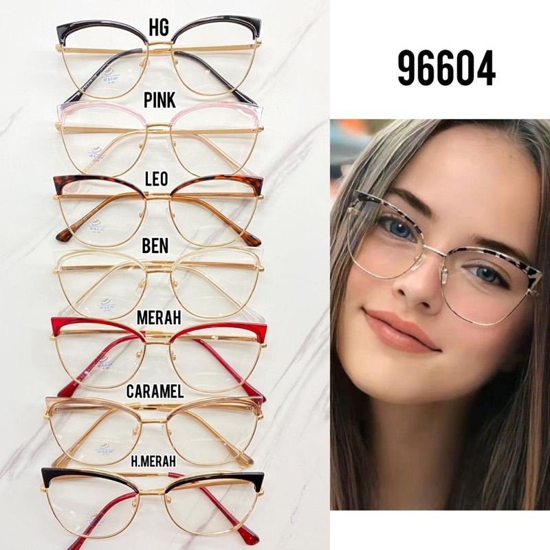 (BISA COD) Frame kacamata wanita cat eye PREMIUM | Bisa request minus photocromic | kacamata anti radiasi | kacamata fashion | kacamata wanita | kacamata cat eye | kacamata photocromic | kacamata antiradiasi | lensa minus | lensa photocromic | kacamata