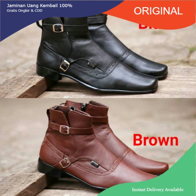 TERLARIS  SEPATU JENGGEL BIKERS KOBOY FORMAL TOURING MOGE BIKERS PREMIUM