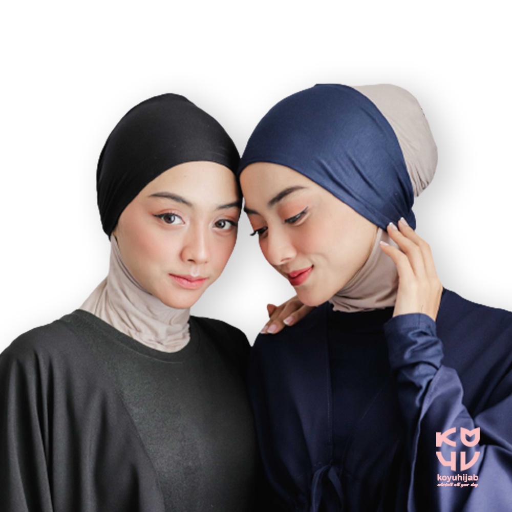 Koyu Hijab Iner Bando Karet Cotray Best Seller