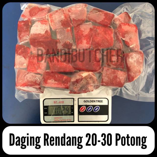 Daging Sapi Untuk Rendang Potong 20-30 Tanpa Lemak - Daging Soto Rawon Bandi