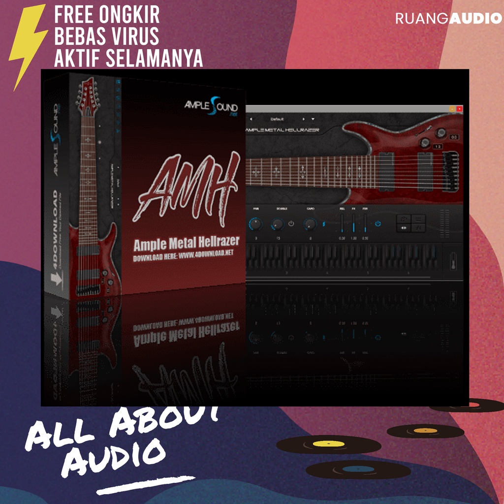 Jual Ample Sound Ample Guitar Metal Hellrazer v3.6.0 ( Full Activated
