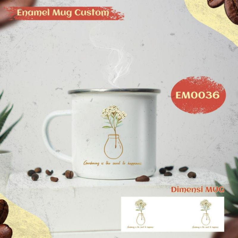 Enamel Mug Stainless Custom